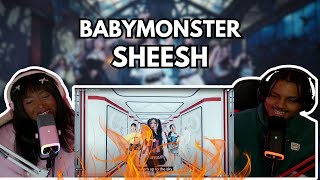 BLOWN AWAY! 😱 We React To BABYMONSTER - SHEESH For The First Time! 🔥