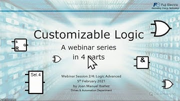 Webinar: Customizable Logic 2 - Logic Advanced
