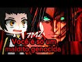 Re:Zero React: Eren (Attack on Titan) - AO SOM DO ESTRONDO | 7 Minutoz [Sem AS]