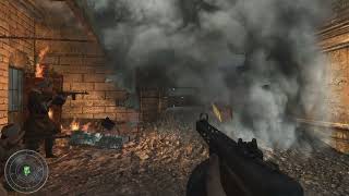 Прохождение Call of Duty. World At War 9-часть захват города состав из пехоты, танков, !!!