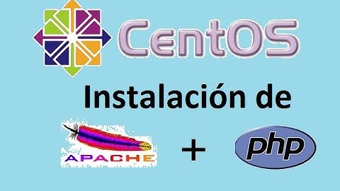 Instalación de apache y php en centos 7 minimal