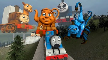 Building a Thomas Train Chased By New Thomas Train  Army in Garry