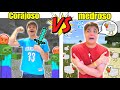 CORAJOSO VS MEDROSO NO MINECRAFT ! - Caio Faria