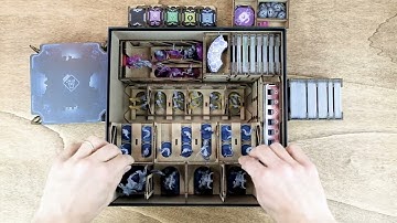 Reboxing The Breach Board Game Insert Organizer - The Dicetroyers