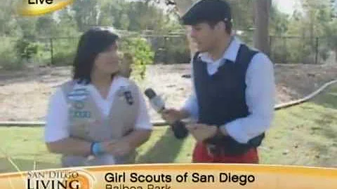 Girl Scouts show XETV San Diego 6's Ruben Galvan h...