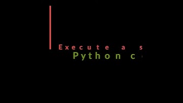 How to execute a string containing Python code in Python exec()