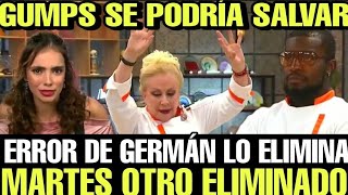 Top Chef Vip Telemundo 2023 GUMPS SE SALVA!! MARTES OTRO ELIMINADO, GRAVE ERROR DE GERMAN #telemundo