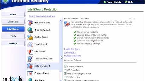 PC Tools Internet Security 2009 (version 6) review part 5