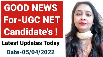 Good News For UGC NET Candidate