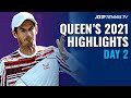 Murray Back on Grass; Berrettini, Shapovalov in Action | Queen's 2021 Highlights Day 2