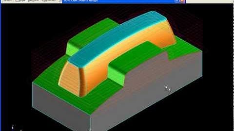 SURFCAM Tutorial - 3-Axis: Z-Rough - Cut Control