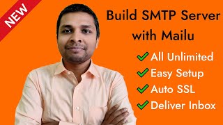 build smtp mail server with mailu step by step on docker | super easy setup and everything unlimited