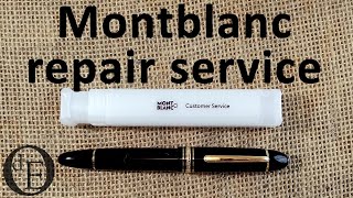 Pen repair - my experience with the repair service of Montblanc