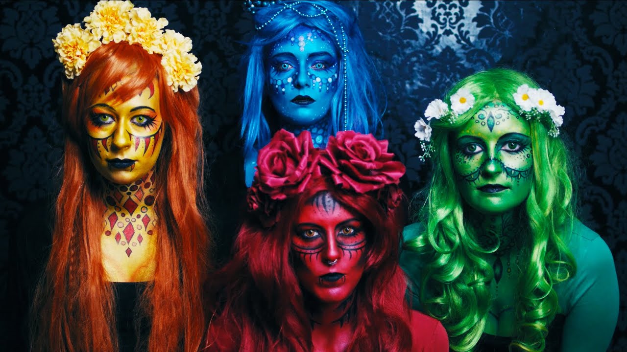 RAINBOW Girls || FACEPAINTING || 4K