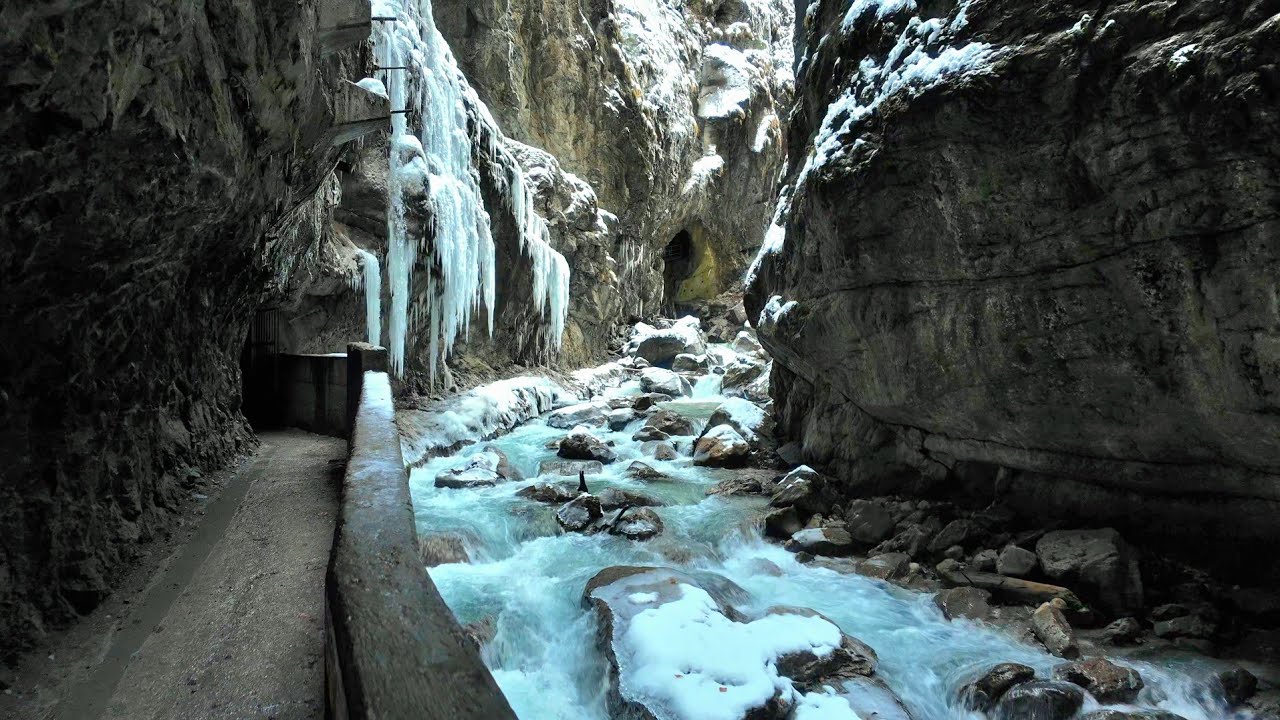 Buzul 🧊 Kanyon Yürüyüşü | Almanya Alpleri 🏔️ Garmisch-Partenkirchen