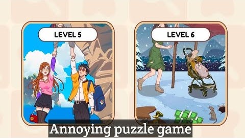 annoying puzzle game level    5  ~  6 @escapeking