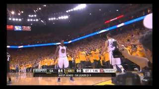 Stephen Curry scores and gets the foul | Canasta y tiro adicional | Game 4 | NBA Playoffs 2013 screenshot 1
