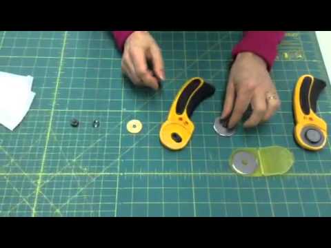 Changing Rotary Cutter Blades — Quiltish Corner