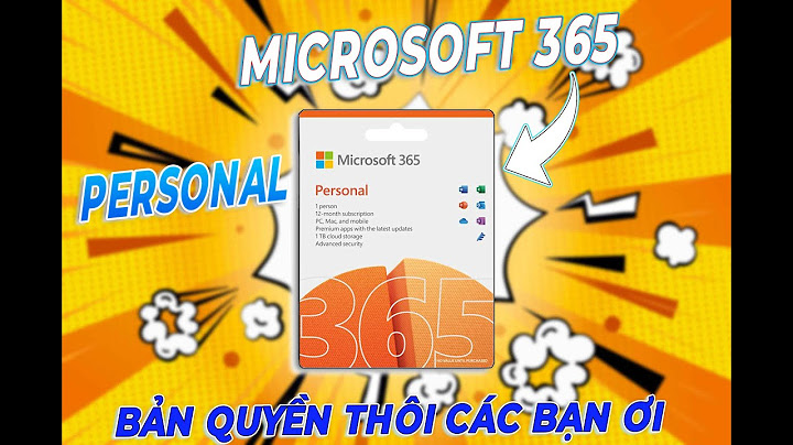 Hướng dẫn cài đặt office 365 personal năm 2024