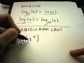 Properties of Logarithms - Logarithmic Functions