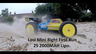 Team Losi Racing Mini 8ight 1/14th Scale AVC SAND DAY