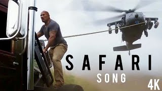 Helicopter VS. Trucks Fighting Scene || Safari Song || Hobbs \& Shaw || Fast \& Furious || 4K Video