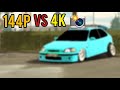 144p VS 4K Akımı   📸 ⭐ - Car Parking Multiplayer #carparkingmultiplayer #car