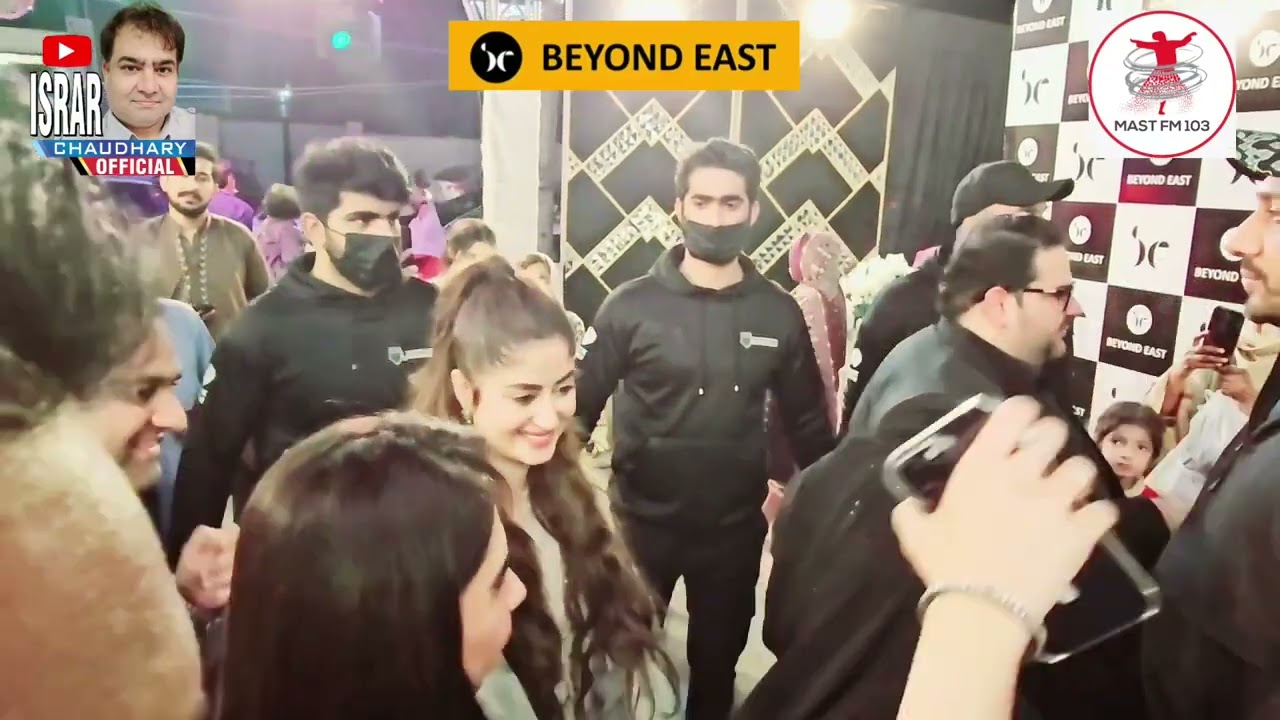 Sajal Ali now in your city Multan on your own brand baeyond east.Will inaugurate the Gulgasht branch