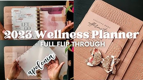 2023 Wellness Planner| Full Flip through|Plan her way to fit