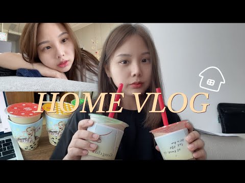 ENG) 집콕 브이로그 ㅣ잘 쉬고 싶지만 집콕이 너무 힘든 30대 자취생의 영상 🙂‍↔️
