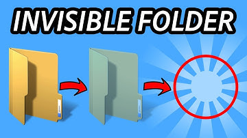 How to make an invisible folder on Windows (FULL GUIDE)
