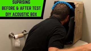 DIY Microphone Isolation Box For Free With Sound Test!