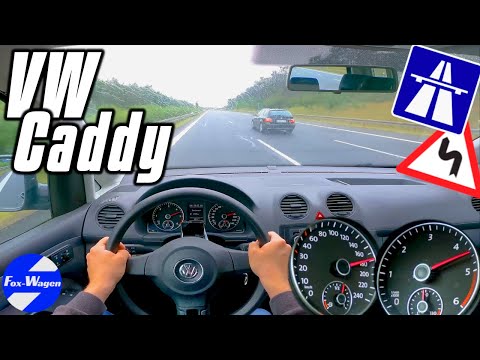 VOLKSWAGEN CADDY (II) 🤗 1.6l TDI (102 HP) ‼️ POV Test Drive | on GERMAN AUTOBAHN | NO LIMIT 🚗💨