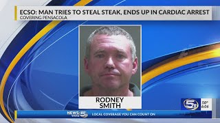 ECSO: Suspect goes into cardiac arrest trying to steal steaks, tomato