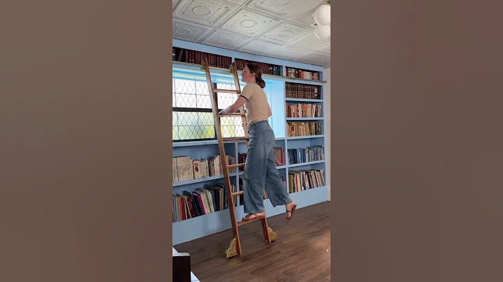 Building my dream home library & ladder