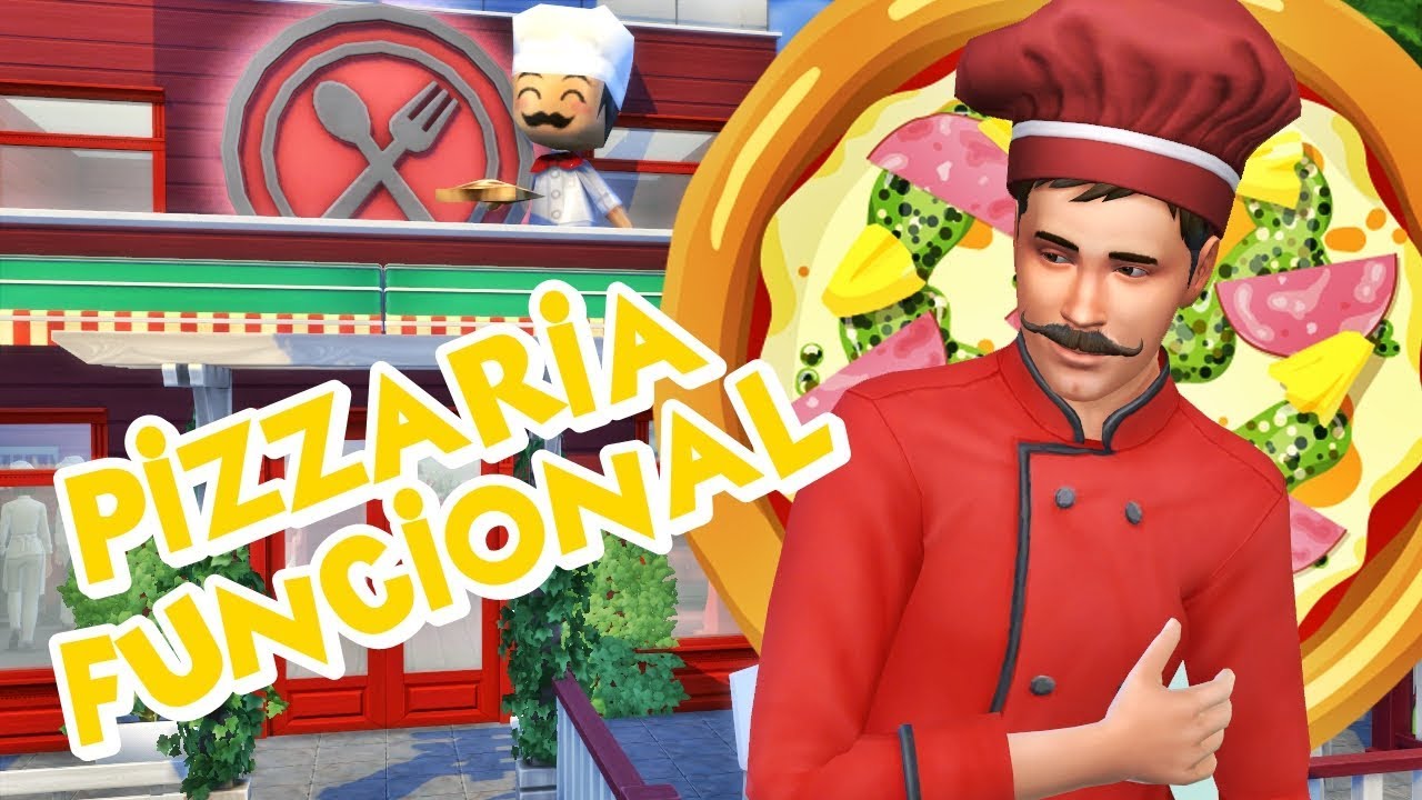 COMO TER UMA PIZZARIA FUNCIONAL - Tutorial │The Sims 4 (Tutorial)