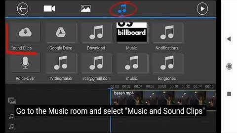 ✌Power director how to add music & sound effects 😎
