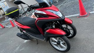 YAMAHA トリシティ125 3人乗り 普通自動車免許仕様 自賠責保険込 登録