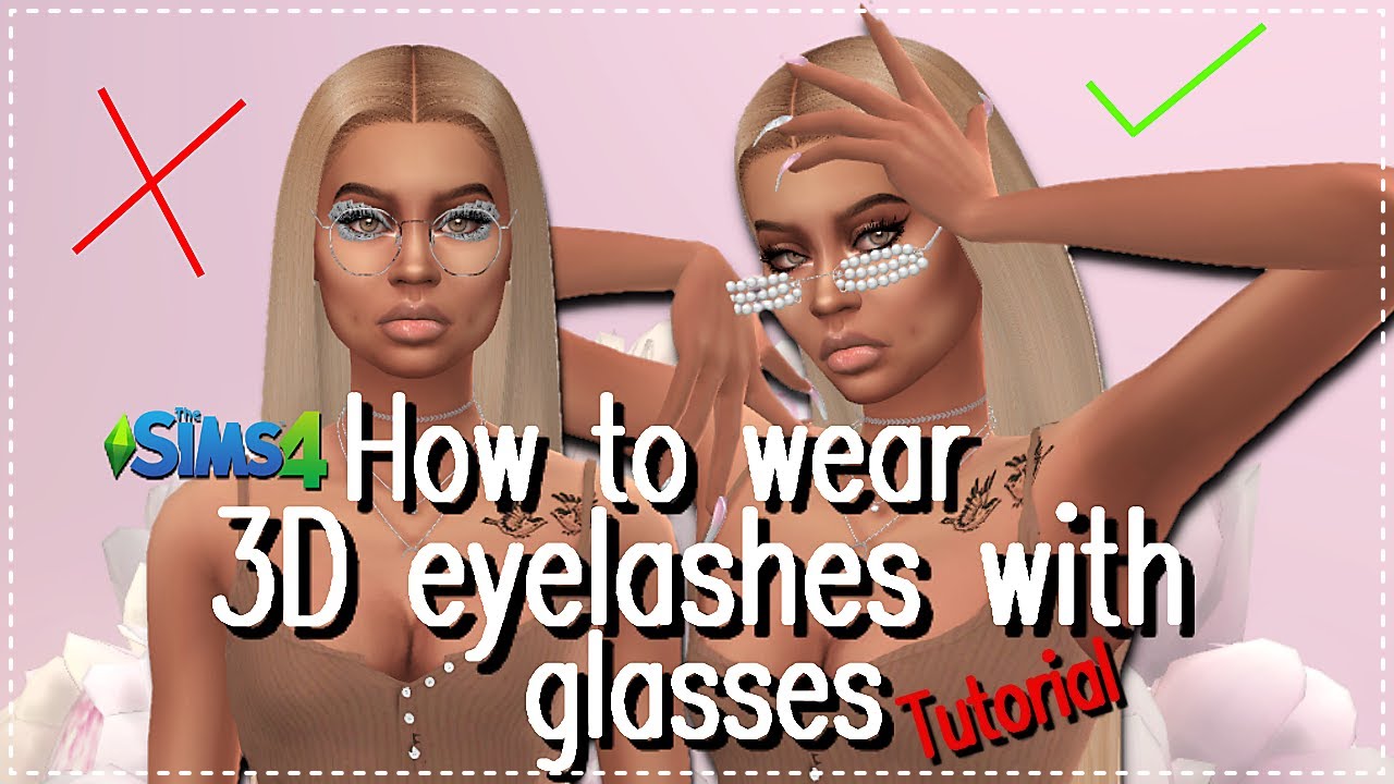 røre ved masse let 3D Lashes and Glasses Tutorial!! + CC Links| |The Sims 4 (UPDATED  LINKS/MORE LINKS ADDED!) - YouTube