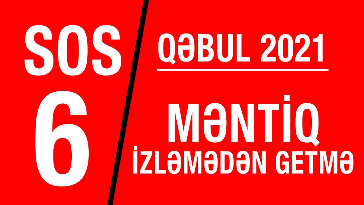 SOS - QƏBUL 2021 - Bütün sualların izahı @fzacademy