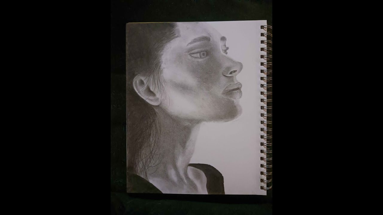 First Lady - Amateur Charcoal Portrait Timelapse Art by RyangleArts - Full Timelapse