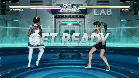 Dead or Alive 6 La Mariposa vs Hitomi CPU vs CPU AI vs AI (hardest level 8)