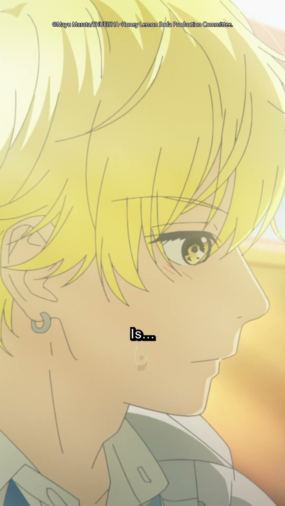 Realizing he’s just like other guys ?