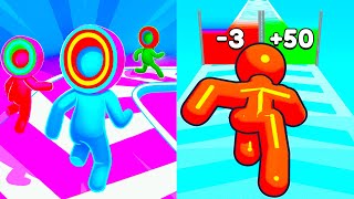 Layer Man 3D vs Tall Man Run ⭐️🙂😊⭐️ Hard Levels Challenge Walkthrough Gameplay Ep54