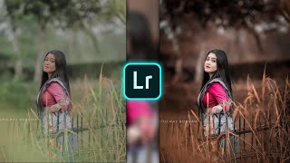 Lightroom Black And Brown Tone Photo Editing |Lightroom Orange Tone Editing Lightroom Photo Editing