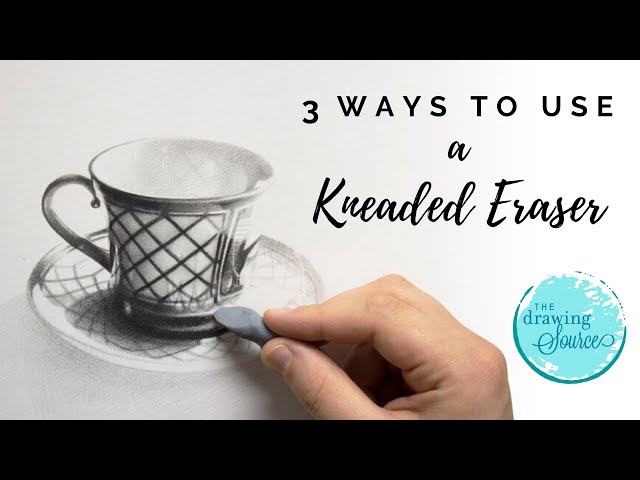 How to Use Kneaded Erasers - Drawing Supplies 