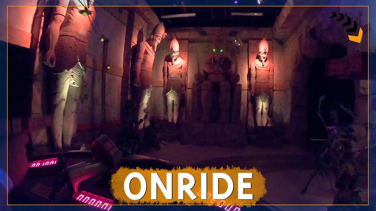 Challenge of Tutankhamon - Walibi Belgium | Sally Corp. / ETF | Interactive Dark Ride | POV