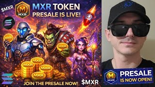 $MXR - MXRToken PRESALE CRYPTO COIN HOW TO BUY NEW MXR TOKEN ICO SOLANA BLOCKCHAIN SOL SNAKE GAME