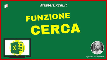 MasterExcel.it - Tutorial Funzione Cerca Excel
