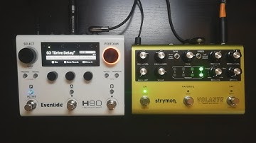 Eventide H90 Harmonizer vs. Strymon Volante Delay Comparison